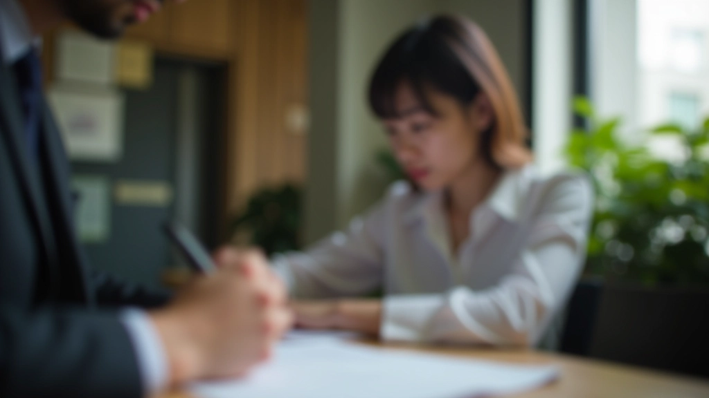 Person reading educational materials at a wooden desk with coffee and notebook nearby